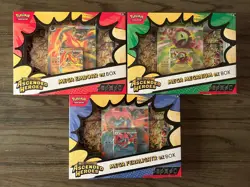 Pokemon TCG: Mega Evolutions Ascended Heroes Mega Ex Box Set Of 3 Sealed. - Image 1