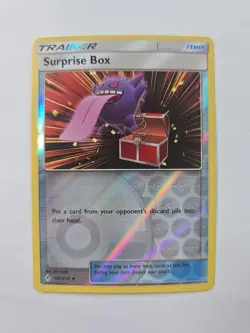 Surprise Box 187/214, Reverse Holo SM - Unbroken Bonds, Pokemon TCG NM Gengar - Image 1