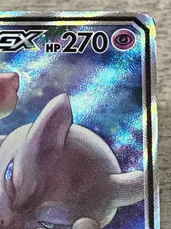 Pokemon Mewtwo & Mew GX Tag Team SM191 Full/Alternate Art Promo Sun & Moon - EX - Image 3