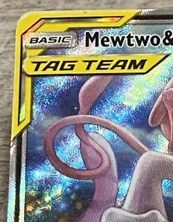 Pokemon Mewtwo & Mew GX Tag Team SM191 Full/Alternate Art Promo Sun & Moon - EX - Image 4