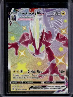 2021 Pokemon SWSH Shining Fates Toxtricity VM Shiny Vault #SV113/SV122 - Image 1