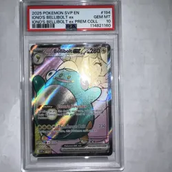 2025 Pokemon Svp En Iono’s Bellibolt Ex Premium Collection Tcg 194 Psa 10 Graded - Image 1