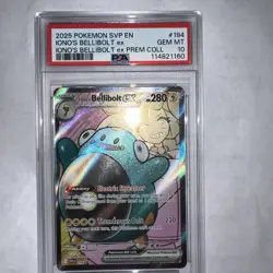 2025 Pokemon Svp En Iono’s Bellibolt Ex Premium Collection Tcg 194 Psa 10 Graded - Image 4