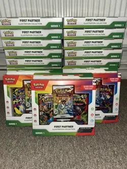 x25 Pokemon First Partner Illustration Collection - Brand New & Sealed - Image 1
