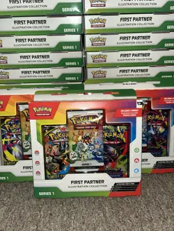 x25 Pokemon First Partner Illustration Collection - Brand New & Sealed - Image 2