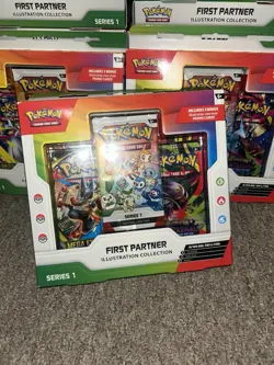 x25 Pokemon First Partner Illustration Collection - Brand New & Sealed - Image 3