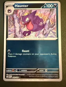 Pokemon TCG Haunter 49/88 Perfect Order Reverse Holo NM - Image 1