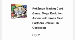 Pokemon Ascended Heroes First Partner Deluxe Pin Collection - 10 Packs (2 Boxes) - Image 1