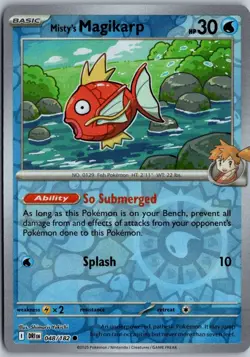 Misty's Magikarp 048/182 Common Destined Rivals Pokemon Reverse Holo Near Mint - Image 1