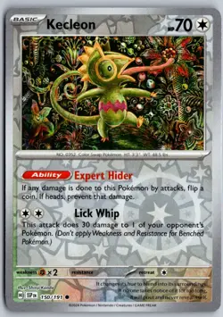 Kecleon 150/191 Common Surging Sparks Pokemon Reverse Holo Near Mint - Image 1