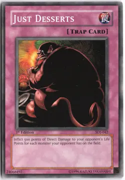 Yugioh - Just Desserts SDJ-042 1st Edition - Starter Deck: Joey - Image 1