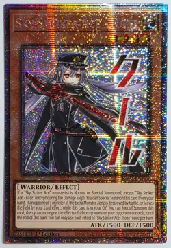 Yugioh Sky Striker Ace - Roze RA05-EN133 Starlight Rare 1st Edition - Image 1