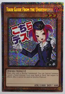 Yugioh Tour Guide From the Underworld RA05-EN090 Starlight Rare 1st Edition - Image 1