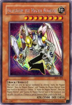 Valkyrion the Magna Warrior SDD-001 - Secret Rare - Lightly Played Limited YuGiO - Image 1