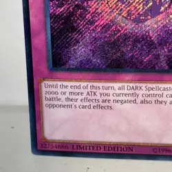 Black Illusion YGLD-ENC00 Secret Rare Limited Edition Promo NM Yugioh TCG - Image 5