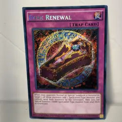 Dark Renewal YGLD-ENB00 Secret Rare Limited Edition NM Yugioh TCG - Image 1
