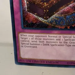 Dark Renewal YGLD-ENB00 Secret Rare Limited Edition NM Yugioh TCG - Image 5