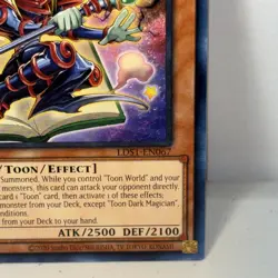 Toon Dark Magician - LDS1-EN067 - Common - 1st Edition NM Yugioh TCG - Image 4