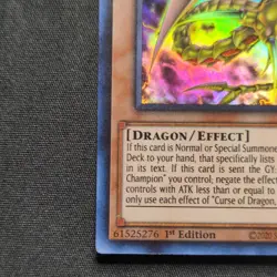 Yu-Gi-Oh! TCG Curse of Dragon the Cursed Dragon LDS1-EN118 Rare 1st Edition Holo - Image 5