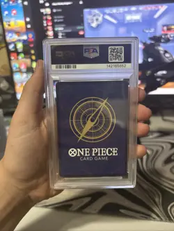 2025 ONE PIECE OP13 EN SHANKS ALT ART PSA 10 - Image 2