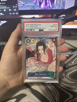 2025 One Piece EN Boa Hancock Illustration Box Vol 1 PSA 10 - Image 1