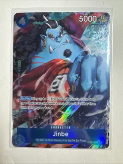 Jinbe OP07-045 500 Years In The Future OPTCG Alt Art Near Mint - Image 1