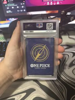 Bandai One Piece CCG Monkey D. Luffy OP04-090 KOI Alt Art Foil SR PSA 10 - Image 2