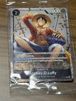 One Piece Monkey D. Luffy P-075 English Promo Tin Set Vol 2 Exclusive Sealed - Image 1