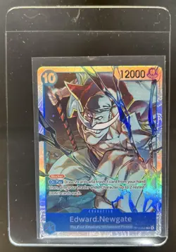 2025 One Piece Carrying On His Will Edward Newgate Super Rare #OP13-042 - Image 1