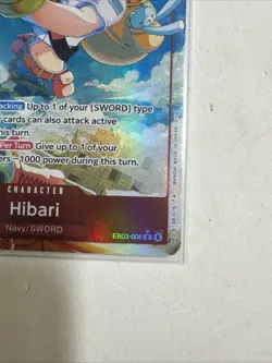 HIBARI 2026 One Piece EB03 Heroines Edition Rare Alt Art 008 ENGLISH - Image 4
