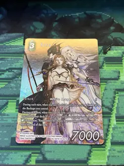 Final Fantasy TCG Rosa Full Art White Mage Card, Re-087H/14-057H (FOIL) - Image 1