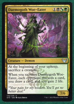 Daemogoth Woe-Eater - Strixhaven: School of Mages (STX) #175 - Magic MTG Card - Image 1