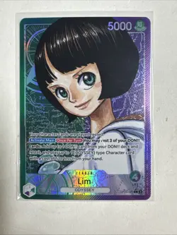 One Piece TCG: Lim Leader (Alt Art) OP09-022 Emperors in the New World Foil Card - Image 1