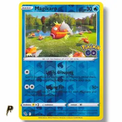 Magikarp 021/078 - 2022 Pokemon Go Reverse Holo Pokemon Card VLP - Image 1