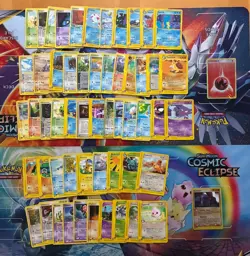 Vintage Pokemon Card Lot E Series Fire Squirtle Haunter Pikachu 56 Cards - Image 1