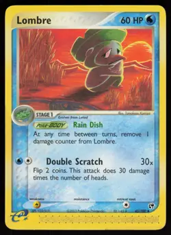 E-Reader Lombre - 45/100 Sandstorm Tomokazu Komiya Pokemon TCG Card - Image 1