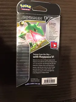 Pokemon Trading Card Game (TCG) V-Battle Deck Rayquaza V NEW Factory sealed - Image 2