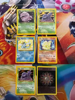 Vintage Pokemon Card Lot WOTC Holo Vaporeon Ninetales - Image 1