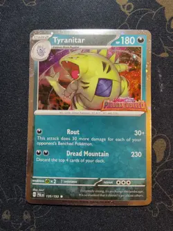 Miscellaneous Cards & Products Tyranitar (Paldea Evolved Stamp) #135/193 Promo - Image 1