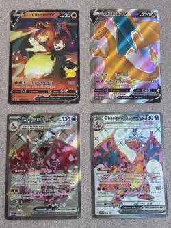 Pokemon TCG Lot of 4 Charizard Promo Cards NM (see description for card details) - Image 1