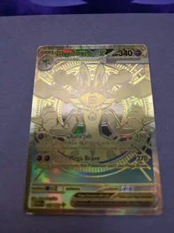 Pokemon Mega Evolution Mega Lucario Ex 188/132 Secret Rare Gold Pokemon Card - Image 2