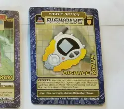 DIGIMON DIGIVICE VIRUS POWER OPTION DIGIVOLVE CARD # ST-122 - Image 1