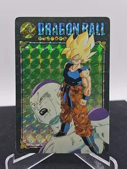 Dragon Ball Z Card Visual Adventure No.46 Super Saiyan Goku Son Frieza Carddass - Image 1