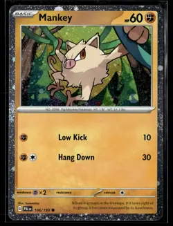 Mankey - (Cosmos Holo) Common Miscellaneous Cards & Products 106/193 NM - Image 1