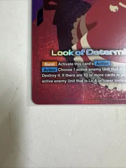 Look Of Determination R+ Alt GD03-114 Gundam TCG Card Foil Steel Requiem Eng - Image 5