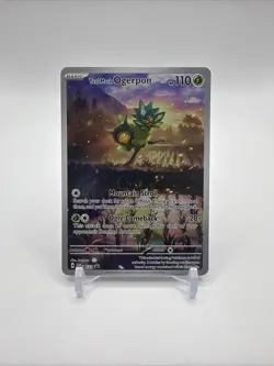 Teal Mask Ogerpon 123 Sv: Scarlet & Violet Promo Cards Holo Pokemon Etb NM - Image 1