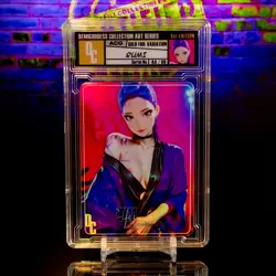Rumi Waifu Card Limited #/99 Gold Demigoddess Collection SLAB K-Pop Demon - Image 5