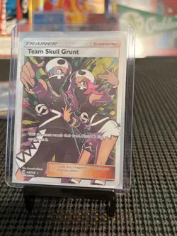 Pokemon TCG Trainer Team Skull Grunt Supporter Card # 149/149 2017 Sun And Moon - Image 1