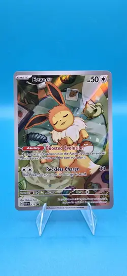 Pokemon TCG Eevee SVP 173 Prismatic Evolutions ETB Black Star Promo Card - Image 1