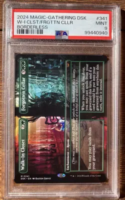 MTG / Walk-In Closet / DSK / #0341 / (Borderless) / Mythic / NM PSA 9 - Image 1